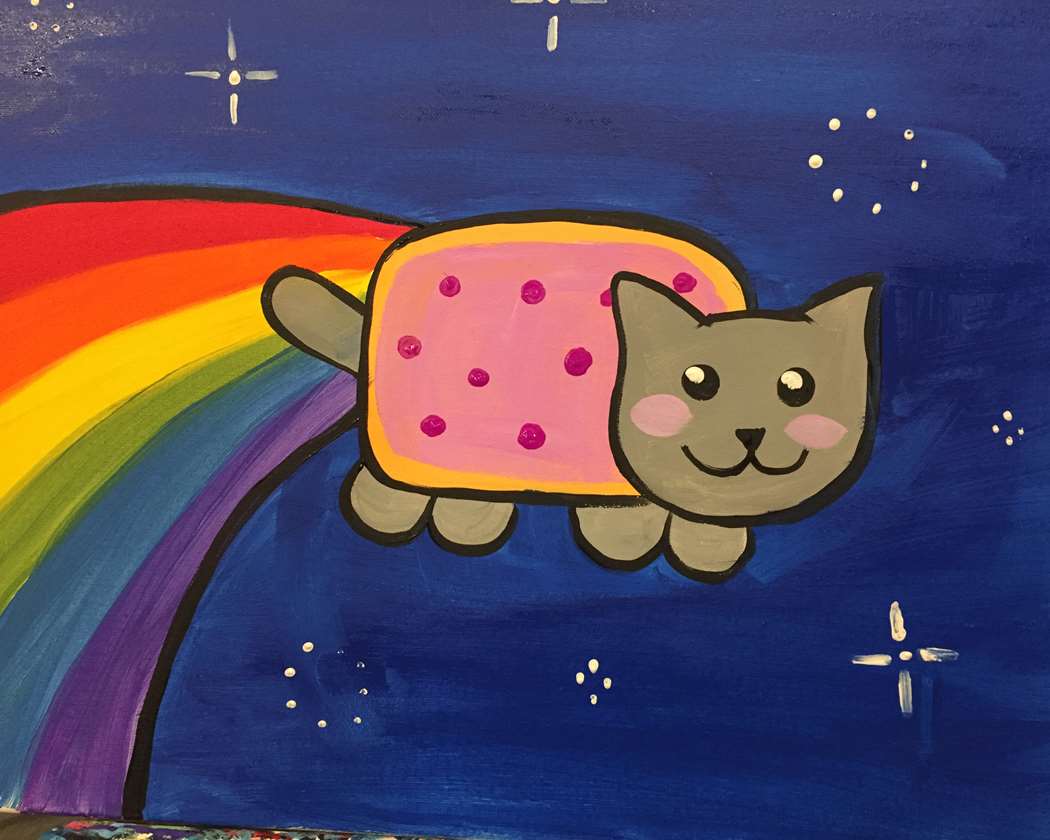 Rainbow Space Cat! 
