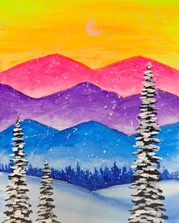 Rainbow Winter Bliss