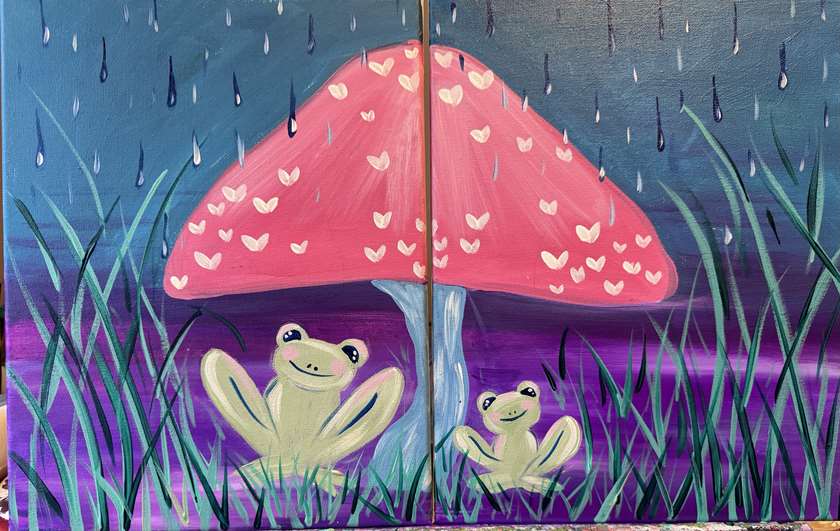Rainy Day Frogs - Mommy and Me  2-For-1! $34 - Preorder Charcuterie Box for $15!
