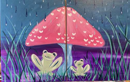 Rainy day Frogs
