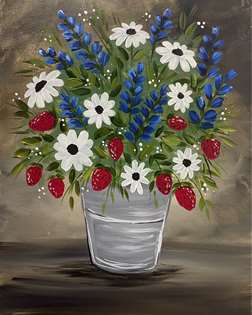 Red White and Blue Bonnets