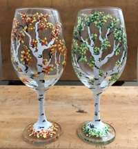 Refreshing Aspens:  Wine Glasses