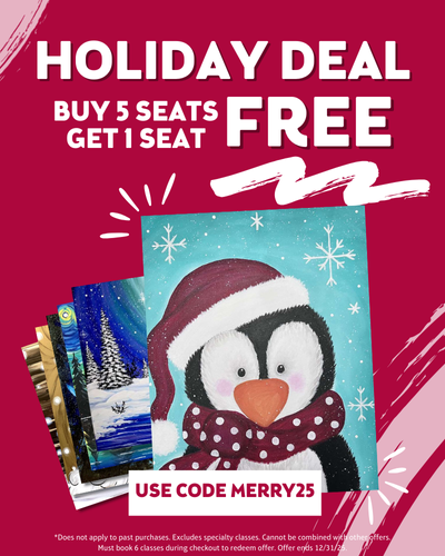 Buy 5 Seats Get 1 Free! Use Code MERRY25