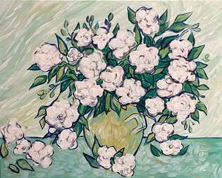 Roses ala Van Gogh