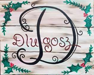 Rustic Family Name, Holiday Edition!