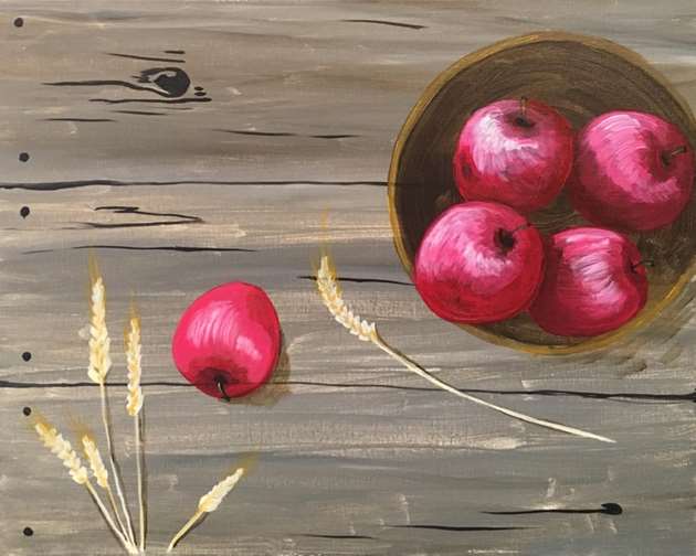 Rustic Red Apples