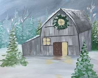 Rustic Snowy Barn