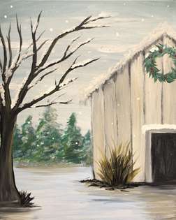 Rustic Winter Barn