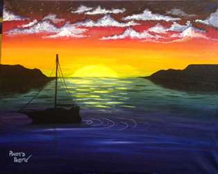 Sailing At Sunset