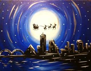 Santa Over Memphis