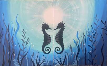 Seahorse Flirtation - Date Night