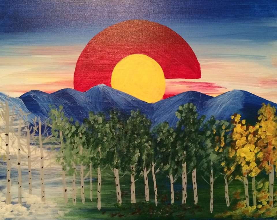 Seasons Of Colorado Pinot s Palette Painting Seasons Of Colorado Pinot s Palette Painting