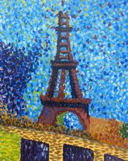 Seurat's Eiffel Tower