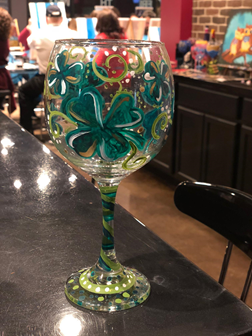 Shamrockin' Glasses