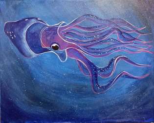Shimmering Squid