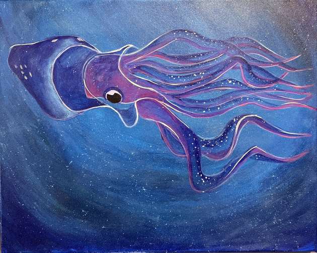Shimmering Squid