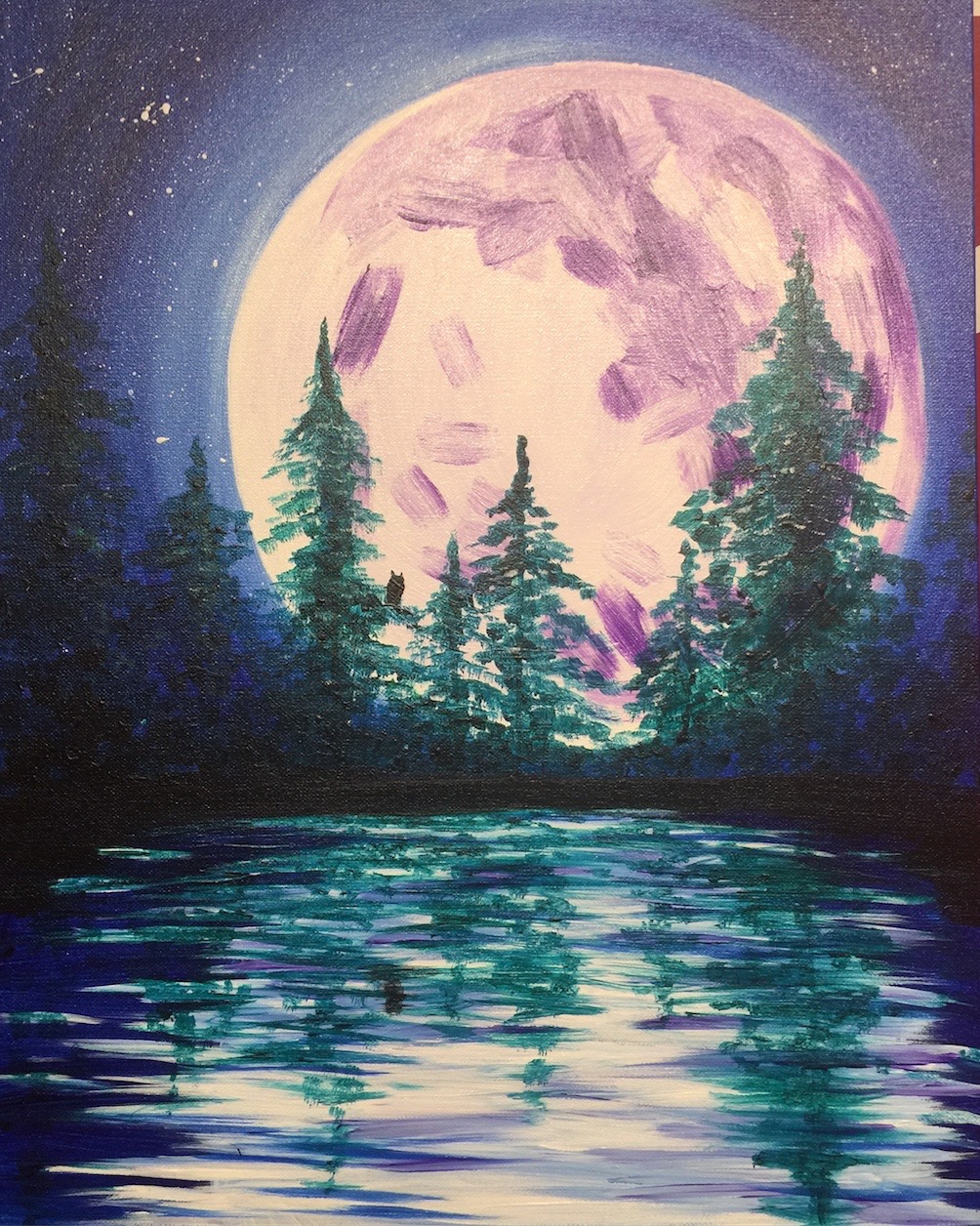 quiet reflection painting
