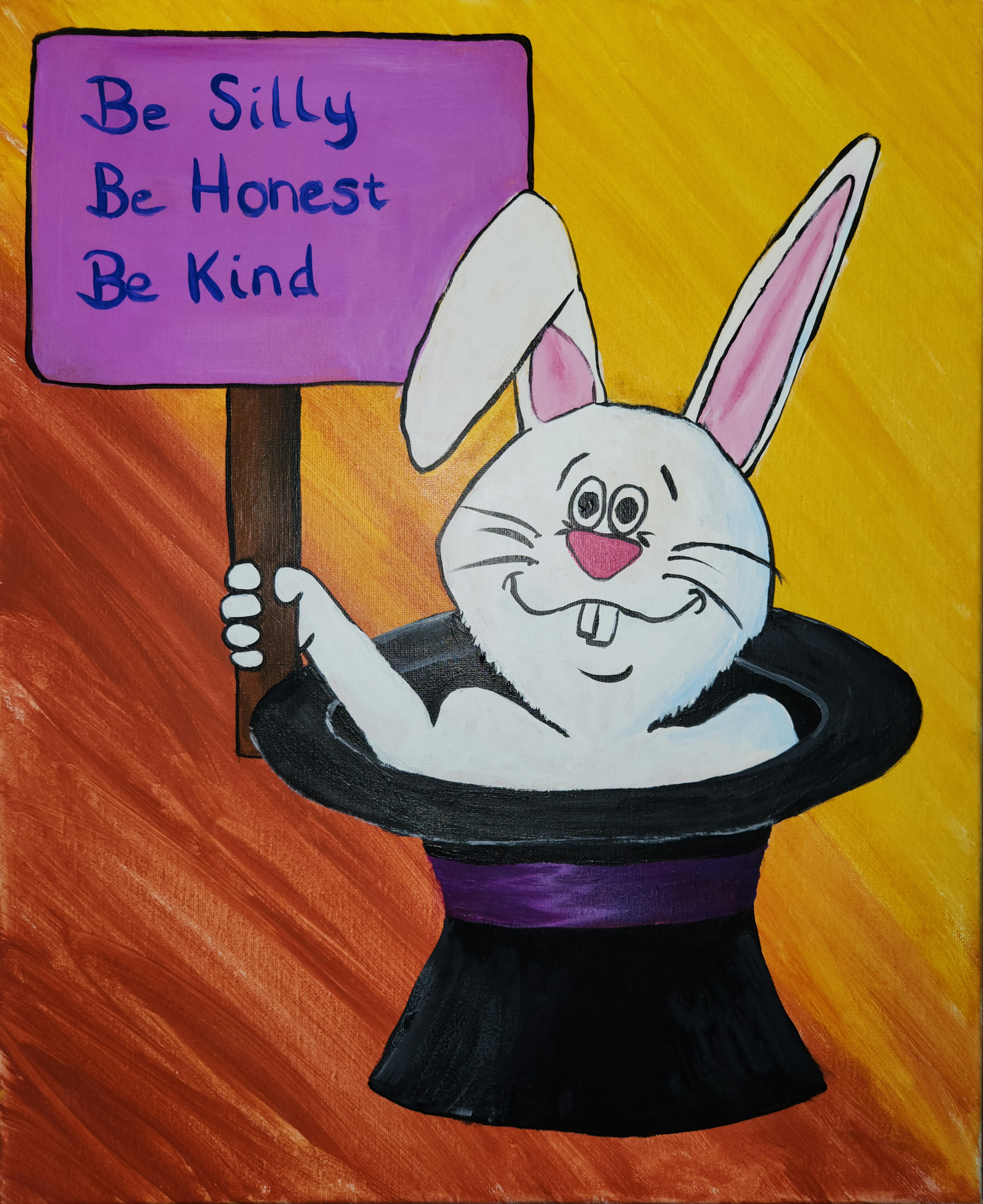Silly Rabbit - Pinot's Palette Painting