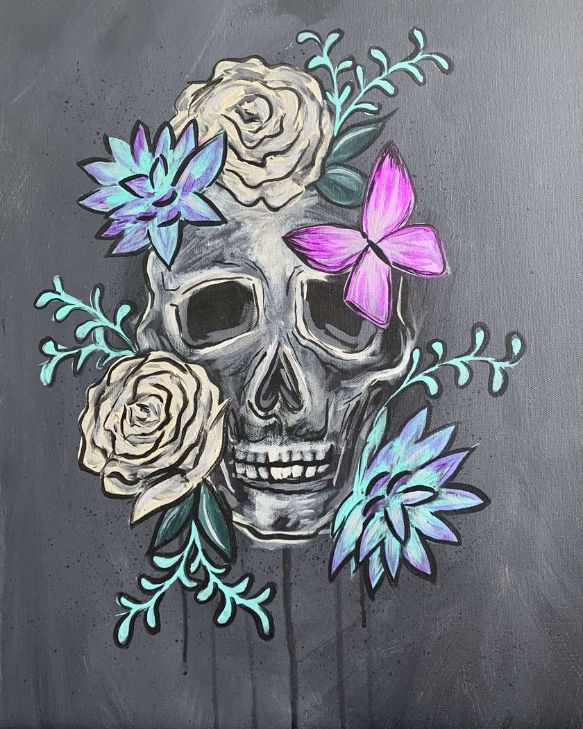 Skull in Bloom