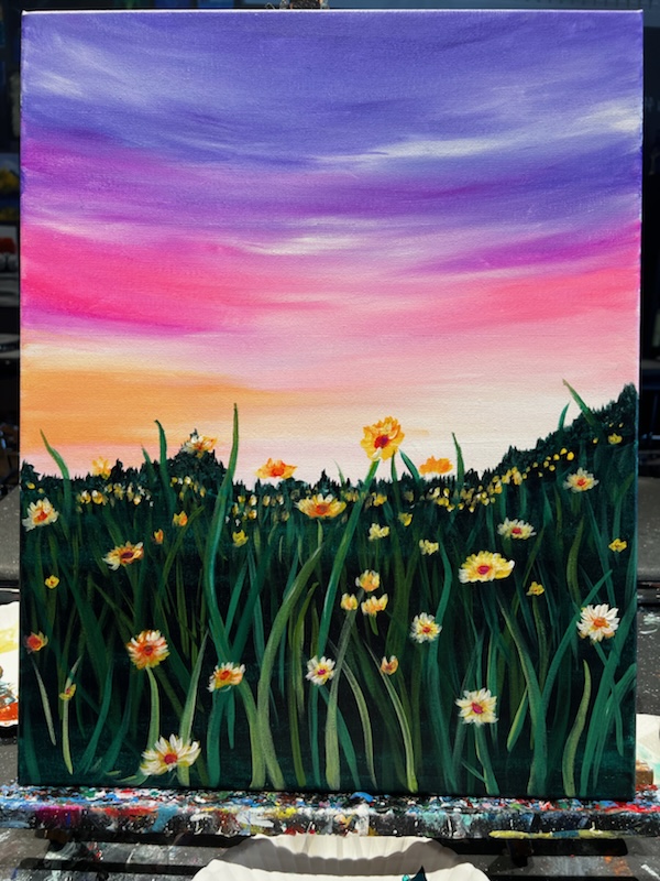Sky of Spring - Pinot's Palette Painting