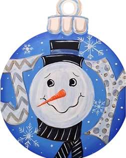 Snowman Door Hanger Ornament 