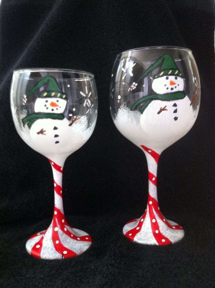 Paint two wine glasses!