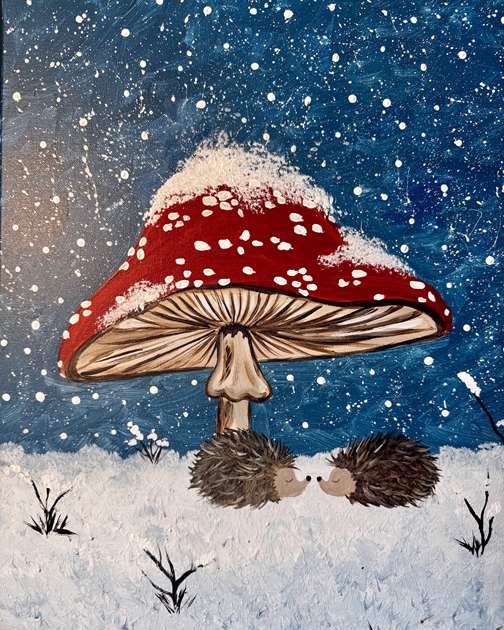 Snowy Day Shroom
