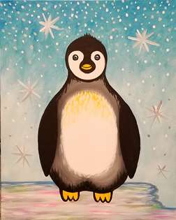 Snowy Penguin