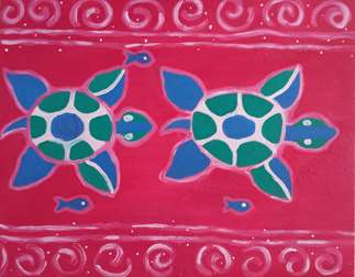 Sparkling Sea Turtles