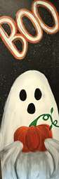Spooky Boo Pumpkin