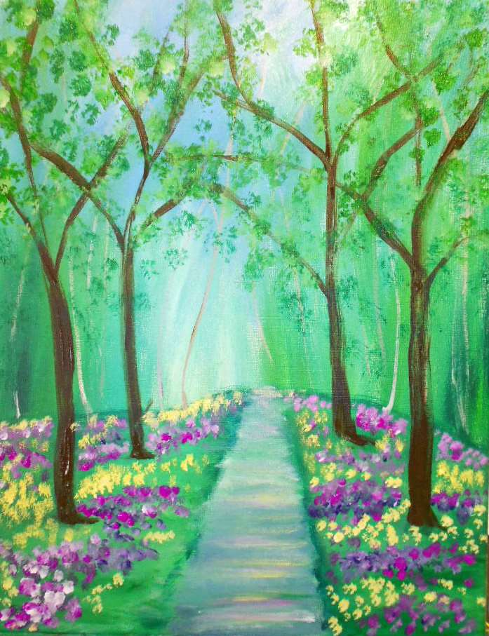 Woods Path Spring Spring's Path