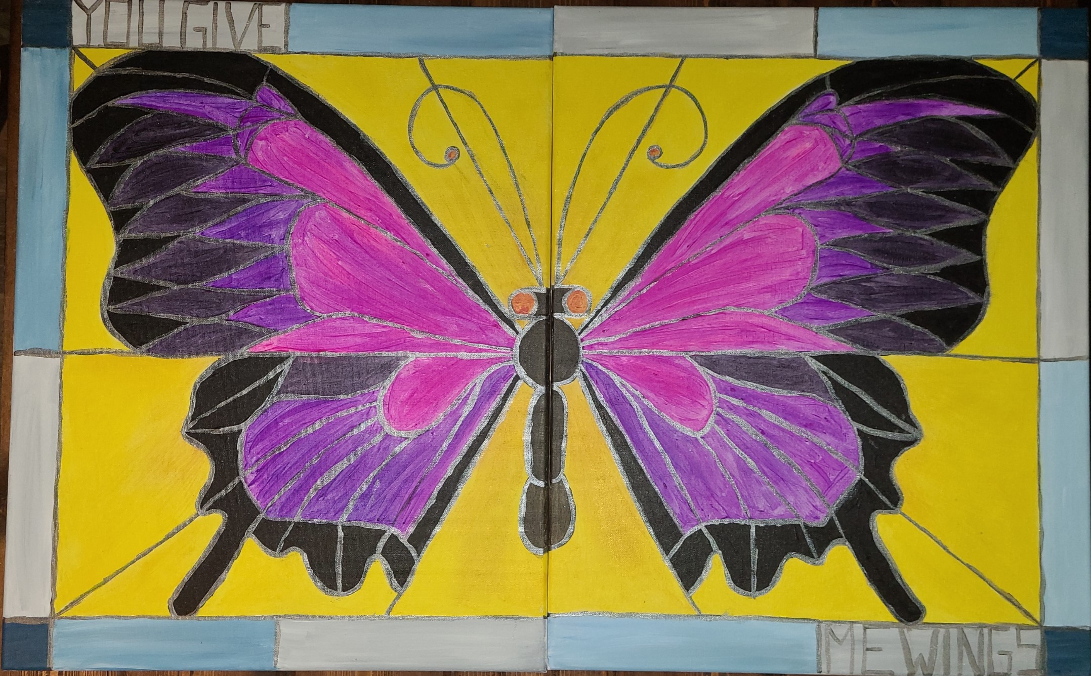 Stained Glass Butterfly Pinot s Palette Painting stained-glass-butterfly-pinot-s-palette-painting