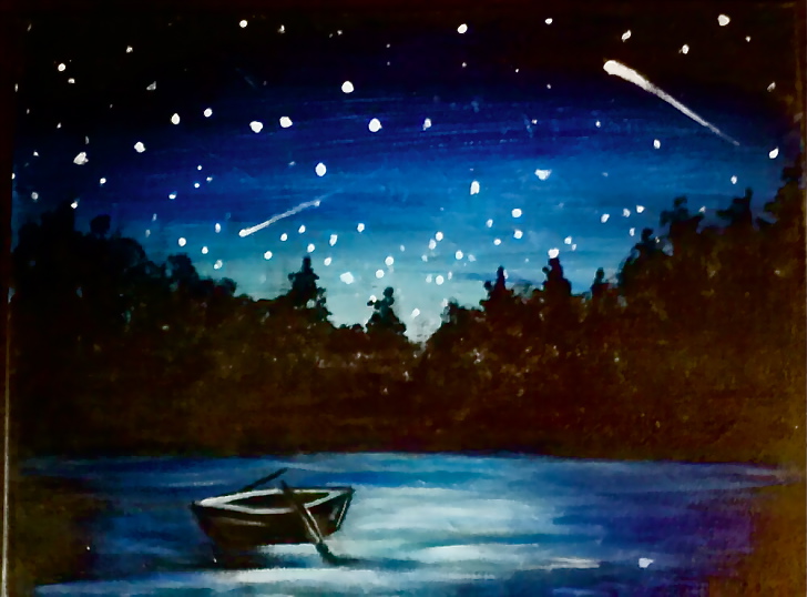 Star Gazing - Pinot's Palette Painting