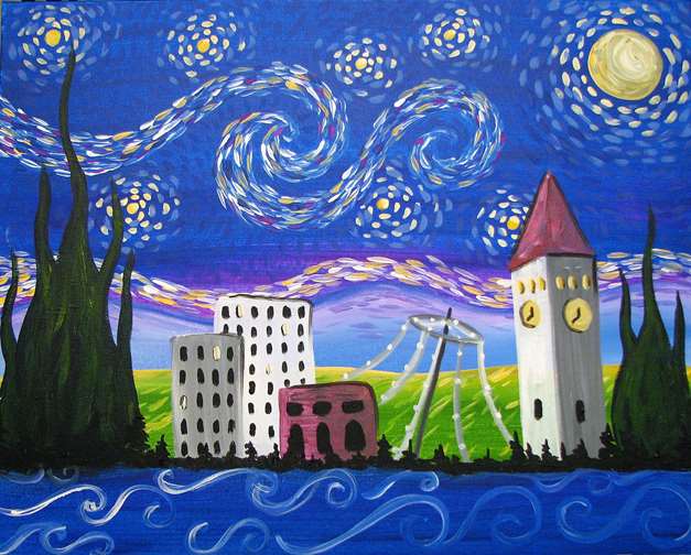 Starry Night Over Lilac City