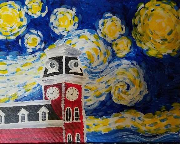 Starry Night Over Old Main