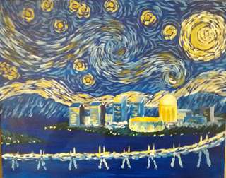 Starry Night Over San Diego