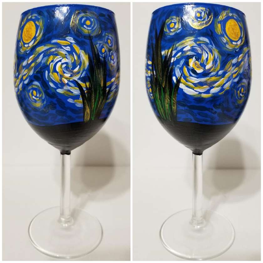 Paint on a Wine Glass Kit – Starry Nite Studios