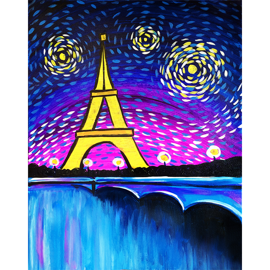 Starry Paris Night