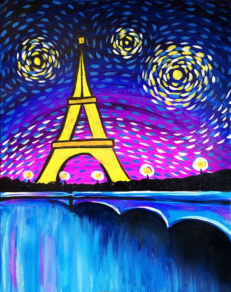 Starry Paris Night