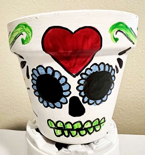 Sugar Skull Terracotta Pots - Kids Craft