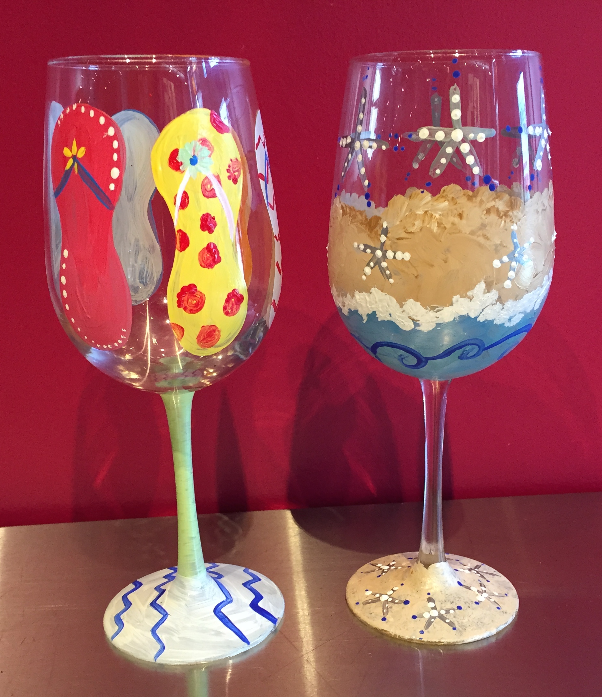 Paint Wine Glasses For Your Next Girls' Night In! - Pinot's Palette