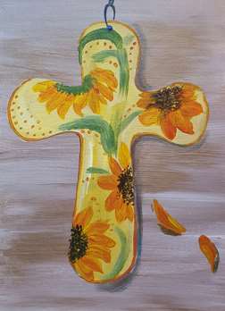 Sunflower Cross!