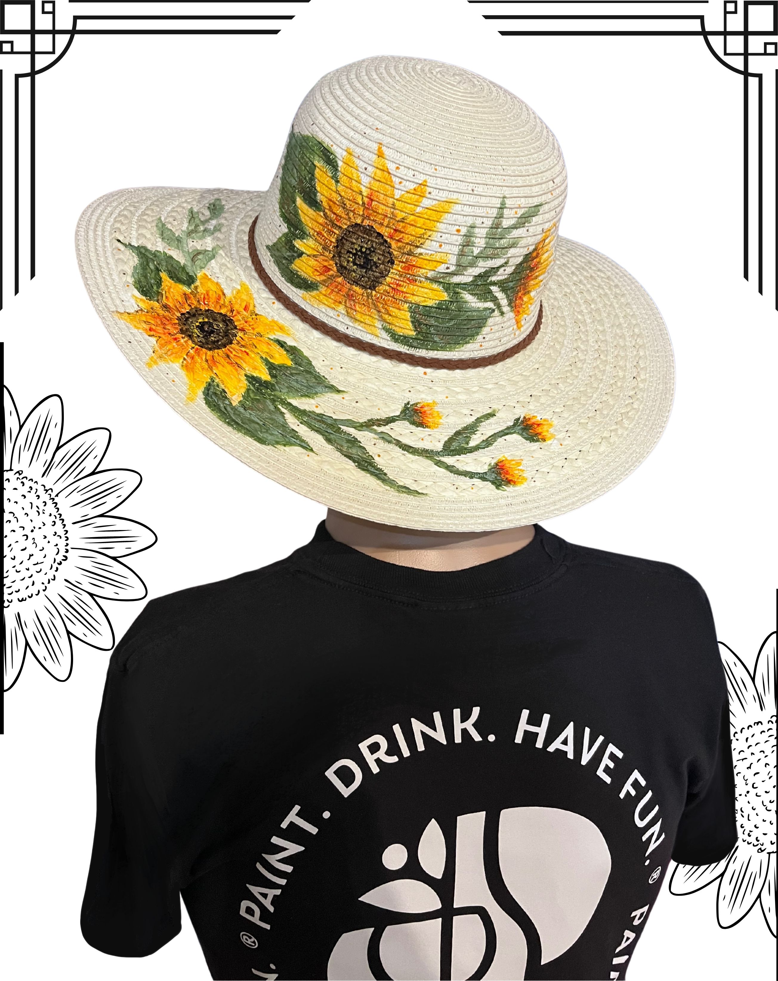 Sunny Sunflower Sun Hat - Pinot