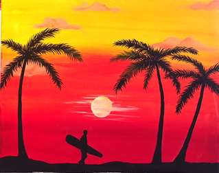 Paint And Sip In Huntington Beach Huntington Beach Pinot