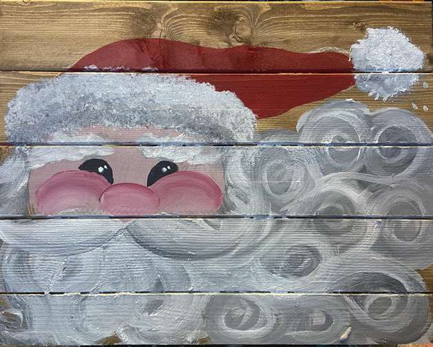 Swirly Santa