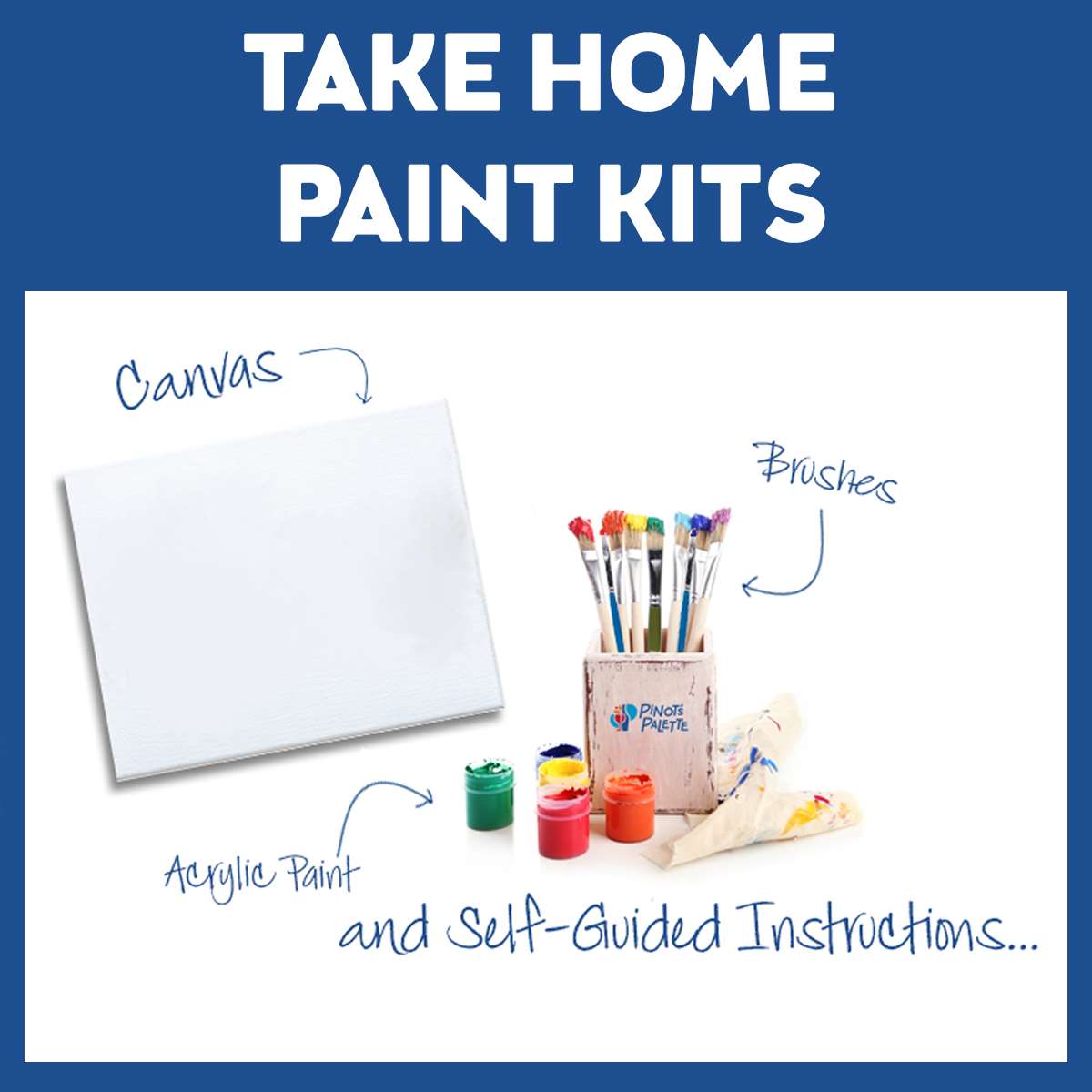 Take Home Paint Kits - Sat, Aug 22 10AM at Bricktown
