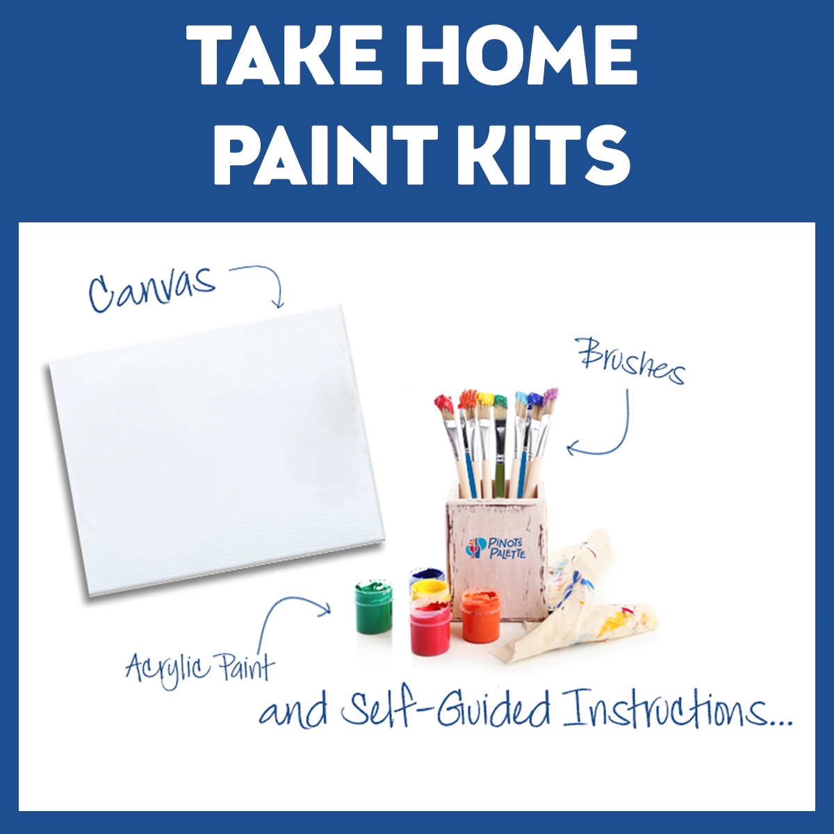 Take Home Paint Kits Pinot S Palette Painting