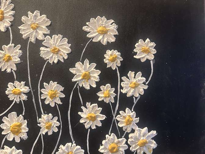 Textured Daisies