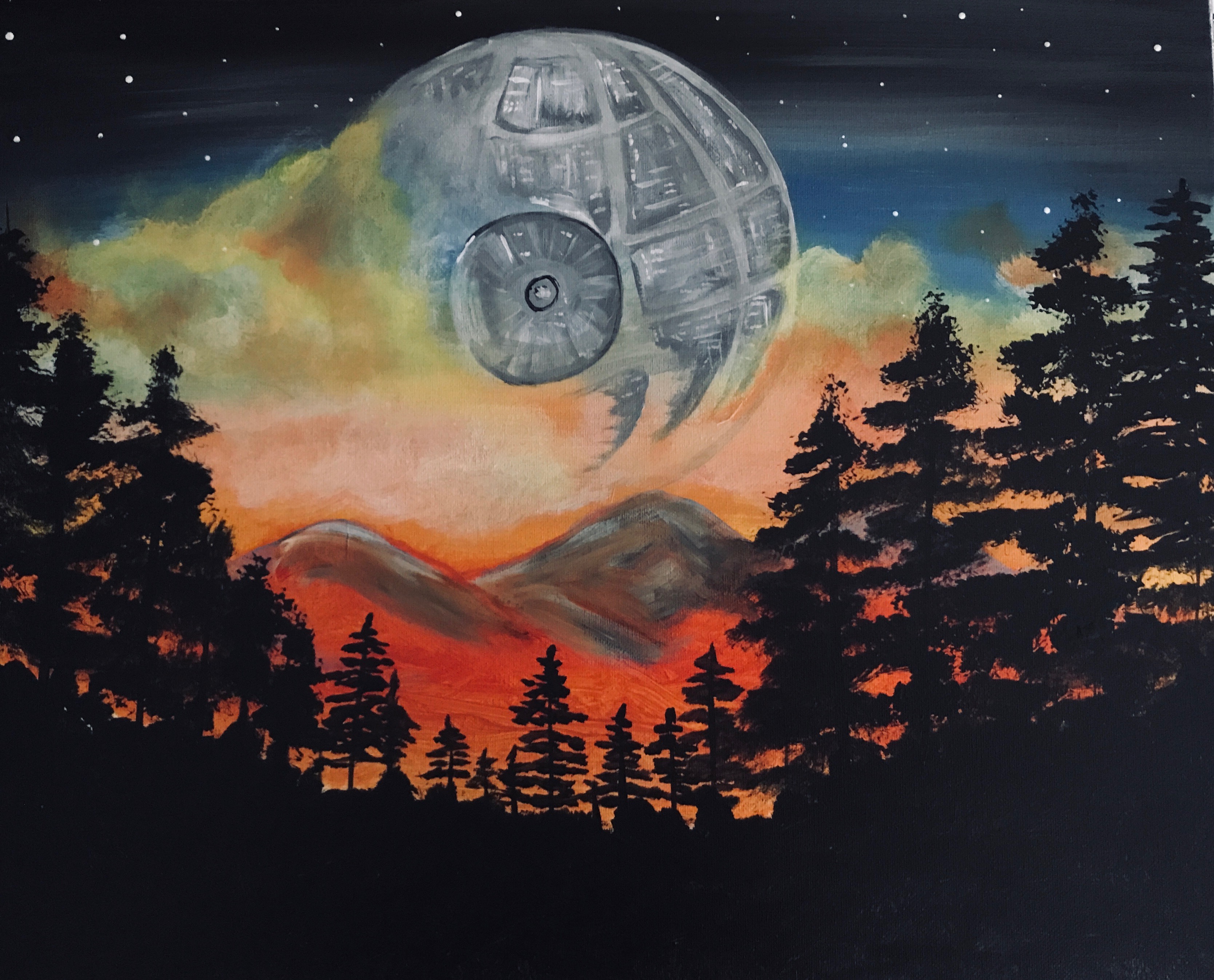 That's No Moon - Pinot's Palette Painting
