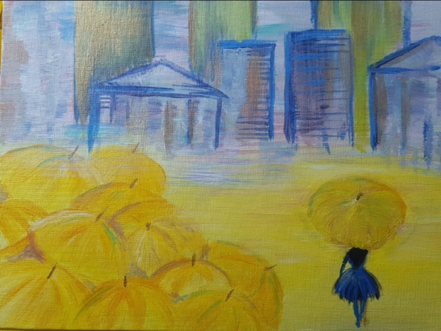 The Crowd! - Pinot's Palette Painting